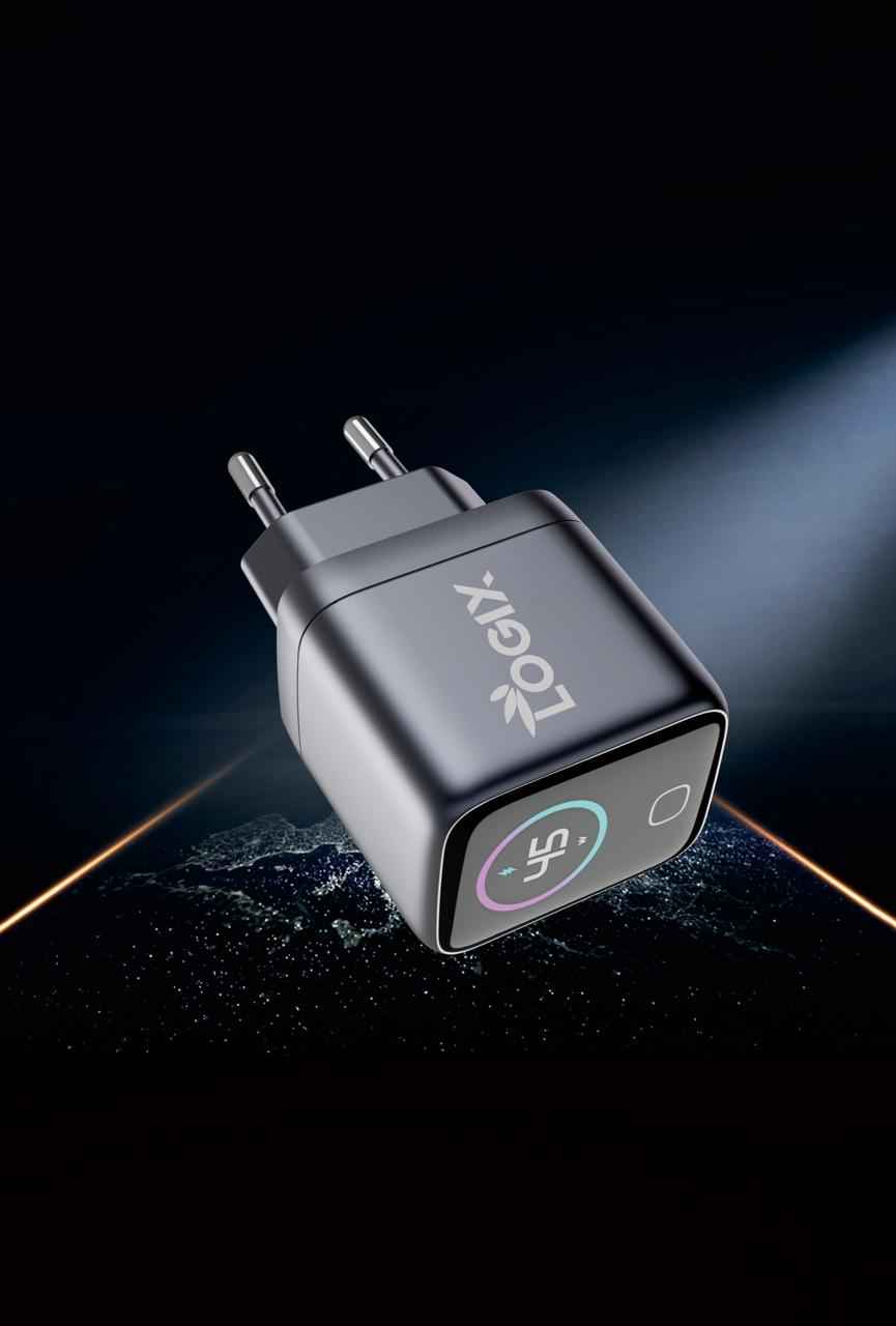 Logix Smart AI 45W Super Fast GaN Charger (LG-HC10)